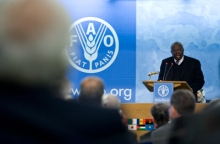  aques Diouf, direttore generale della Fao alla Giornata mondiale dell'alimentazione 2009